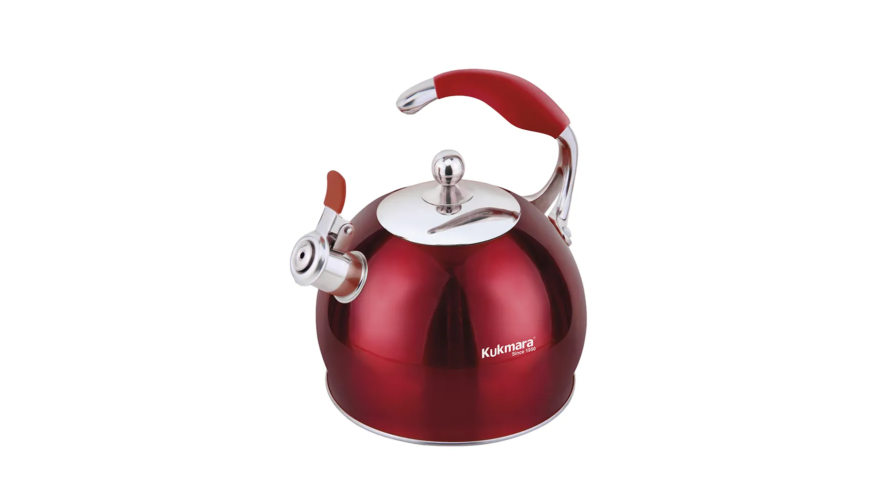 Ч-01 Чайник из нерж стали 3л со свистком (Red) Ч-01 Чайник из нерж стали 3л со свистком (Red)